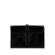 Hermès Vintage Pre-owned Laeder kuvertvskor Black, Dam