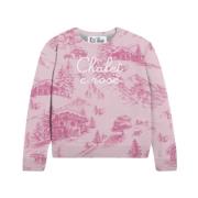 MC2 Saint Barth Rose Chalet Crew Neck Sweater Pink, Dam