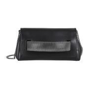 Orciani Snygg Crossbody Väska i XS Storlek Black, Dam