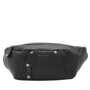 Bvlgari Vintage Pre-owned Laeder crossbodyvskor Black, Dam