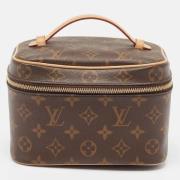 Louis Vuitton Vintage Pre-owned Canvas louis-vuitton-vskor Brown, Dam