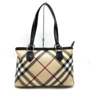 Burberry Vintage Pre-owned Tyg totevskor Beige, Dam