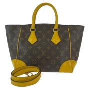 Louis Vuitton Vintage Pre-owned Canvas handvskor Brown, Dam