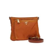 Prada Vintage Pre-owned Nylon prada-vskor Orange, Dam