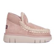 Mou Brun Eskimo Bounce Sneaker Stövlar Pink, Dam