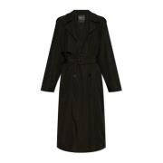 Balenciaga Trenchcoat med bälte Black, Herr