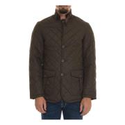 Barbour Quiltad Lutz Jacka med Magnetisk Stängning Green, Herr