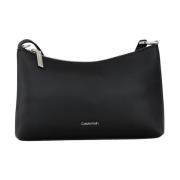 Calvin Klein Elegant Svart Axelväska Black, Dam