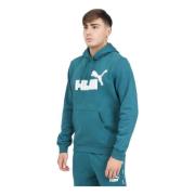 PUMA Sportig Grön Hoodie Tröja Green, Herr