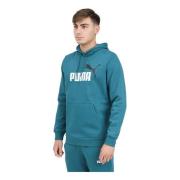 Puma Grön Hoodie Essentials+ Höst Vinter Green, Herr