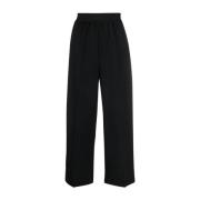 Stella McCartney Svarta Twill Skräddarsydda Byxor Black, Dam