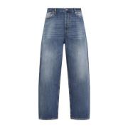 Valentino Blå Jeans för Män Aw24 Blue, Herr