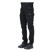 Lyle & Scott Cargobyxor med flera fickor Black, Herr