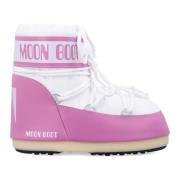 Moon Boot Rosa Vita Stängda Skor Icon Low Pink, Dam