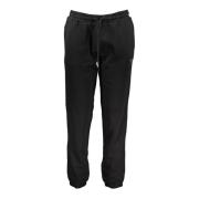 Napapijri Sportig Svart Dam Sweatpants med Brodyr Black, Dam