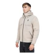 Blauer Beige dunjacka med huva Beige, Herr