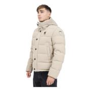 Blauer Sporty Dean Beige Pufferjacka Beige, Herr