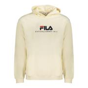 Fila Beige Sweatshirt med långa ärmar Broderad logotyp Beige, Herr