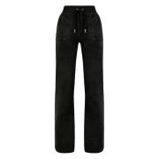 Juicy Couture Svarta Fick Track Byxor Black, Dam