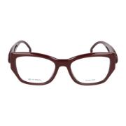 Etro Stiliga oregelbundna glasögonmodell 0058 Red, Dam