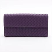 Bottega Veneta Vintage Pre-owned Laeder plnbcker Purple, Dam