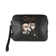 Dolce & Gabbana Pre-owned Pre-owned Laeder handvskor Black, Dam