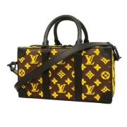 Louis Vuitton Vintage Pre-owned Tyg louis-vuitton-vskor Yellow, Dam