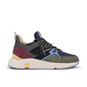 Munich Clik Sneaker i Khaki Multicolor, Dam