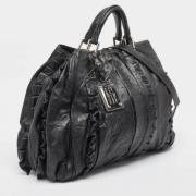 Dolce & Gabbana Pre-owned Pre-owned Laeder handvskor Black, Dam