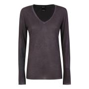 Avant Toi Bomullsweaters Tillverkade i Italien Purple, Dam