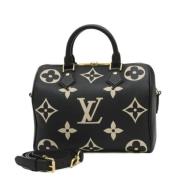 Louis Vuitton Vintage Pre-owned Tyg louis-vuitton-vskor Black, Dam