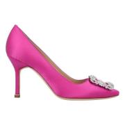 Manolo Blahnik Tyg klackskor Pink, Dam