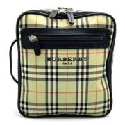 Burberry Vintage Pre-owned Canvas handvskor Green, Dam