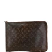 Louis Vuitton Vintage Pre-owned Laeder louis-vuitton-vskor Brown, Dam