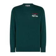 Saint Barth Grön Sweatshirt för Män Green, Herr