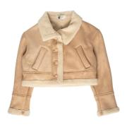 Nineminutes Eco-Montone Rock Jacket Beige, Dam