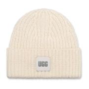 UGG Chunky Rib Beanie White, Herr