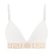 Versace Greca Triangel-BH med Medusa-motiv White, Dam