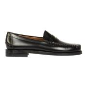 Sebago Klassiska platta skor Black, Herr