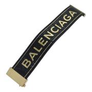 Balenciaga Vintage Pre-owned Tyg armband Black, Dam