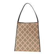 Tramontano Shopper Linea Piatta Beige, Dam