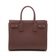 Yves Saint Laurent Vintage Pre-owned Laeder handvskor Brown, Dam