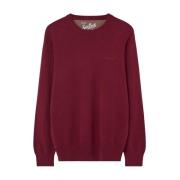 MC2 Saint Barth Burgundy Logo Mini Tröja Red, Herr