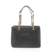 Chanel Vintage Pre-owned Tyg chanel-vskor Black, Dam