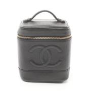 Chanel Vintage Pre-owned Tyg chanel-vskor Black, Dam