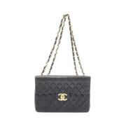 Chanel Vintage Pre-owned Laeder chanel-vskor Black, Dam