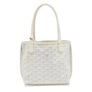 Goyard Vintage Pre-owned Laeder axelremsvskor White, Dam