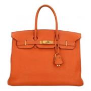 Hermès Vintage Pre-owned Laeder handvskor Orange, Dam