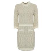 Blugirl Midi boucle klänning med lurex Gray, Dam