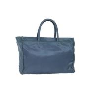 Prada Vintage Pre-owned Nylon plnbcker Blue, Dam